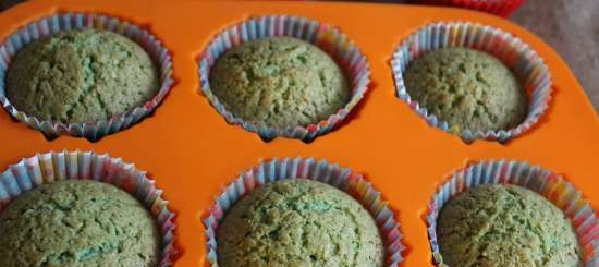 Cupcakes de coco y pistacho