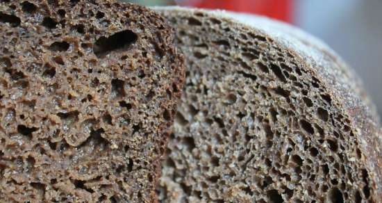 Wheat bread with whole grain flour on Liquid Yeast with fiber from Ivan-tea