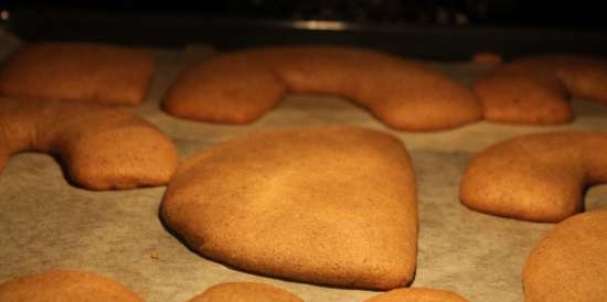 Pan di zenzero di Natale magro con una lunga durata