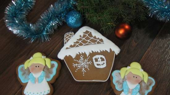 We decorate gingerbread cookies, cookies