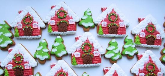 Decoramos galletas de jengibre, galletas