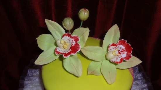 Mga cake ng bulaklak