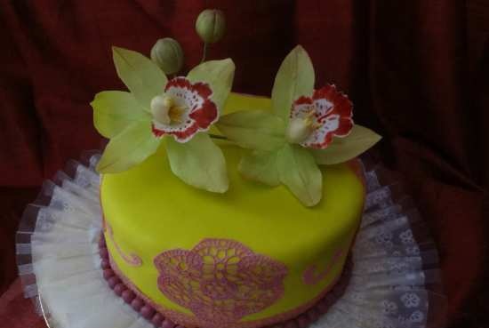 Mga cake ng bulaklak