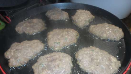 Liver cutlets with potatoes