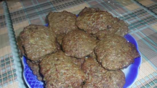 Liver cutlets with potatoes