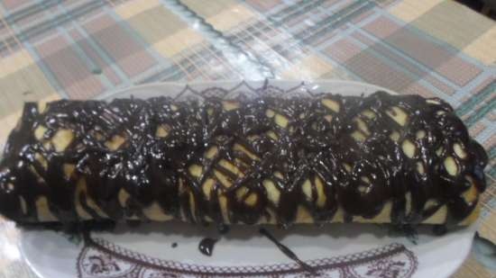 Walnut-apple roll sa loob ng 10 minuto