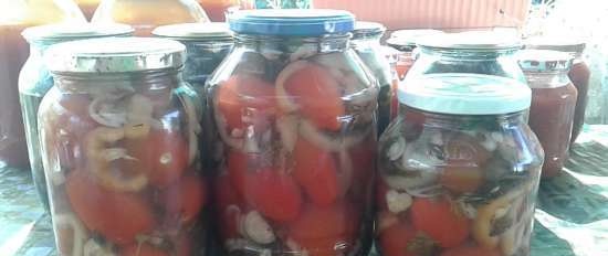 Tomates en escabeche con vodka País de asesoramiento