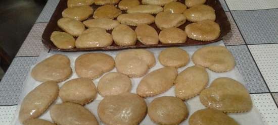 Galletas de jengibre con azúcar quemada