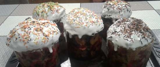 Kulich with Myasoedovskaya in the oven (master class)