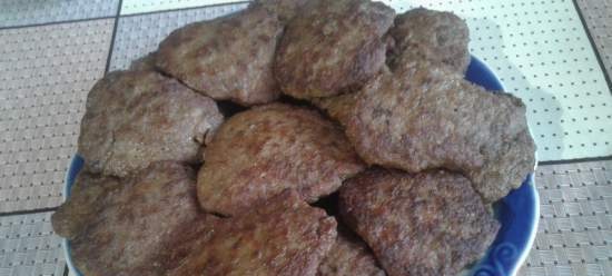 Liver cutlets with potatoes