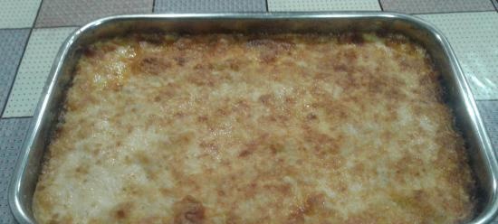 Lasagne with meat and mushrooms (Multicuisine DeLonghi)