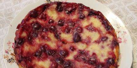 Clafoutis con cereza