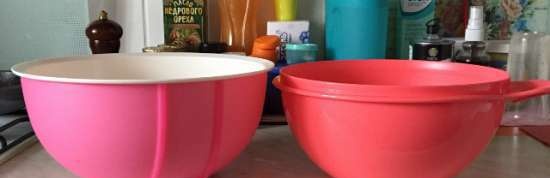 Plastic dishes Tupperware - reviews