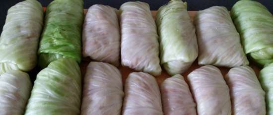 Kohlrouladen or common cabbage rolls