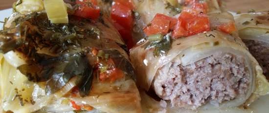 Kohlrouladen or common cabbage rolls