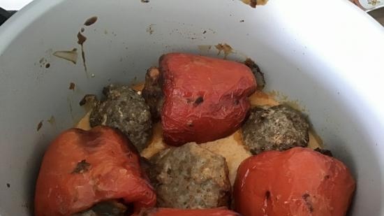 Stuffed Peppers in a Ninja Foodi Pot