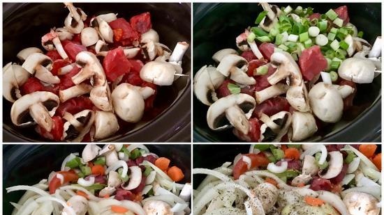 Wołowina Slow Cooker z Pieczarkami