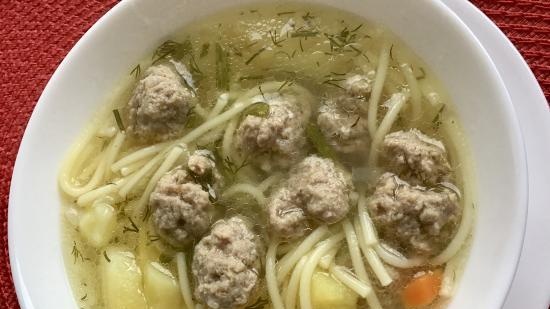 Meatball soup in Ninja® Foodi® 6.5-qt.