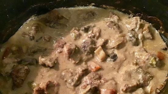 Slow Cooker Beef med sopp