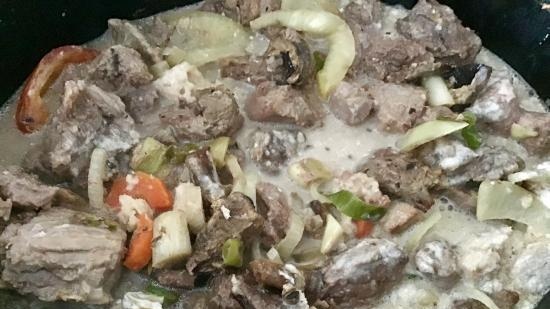 Slow Cooker Beef med sopp