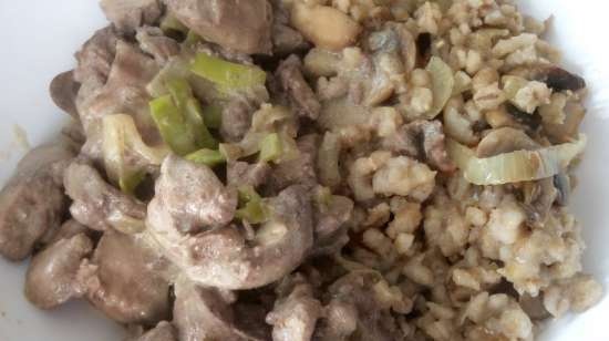 Chicken Liver Stroganoff sa Multicuisine Delonghi FH1394