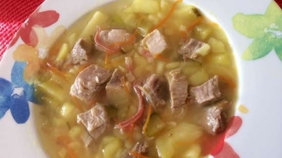 מרק תפוחי אדמה Spreewald (Kartoffelsuppe Spreewаlder)