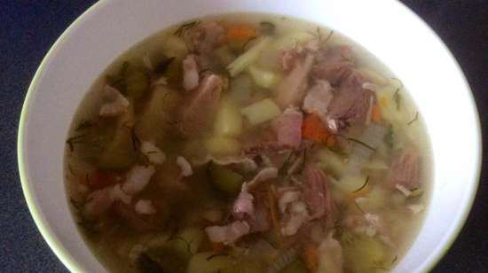 מרק תפוחי אדמה Spreewald (Kartoffelsuppe Spreewаlder)