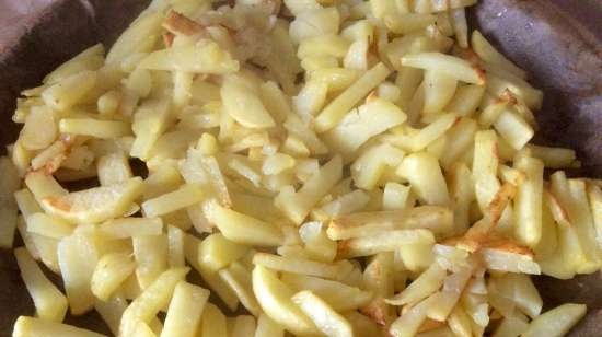 Patates fregides amb bolets a la pizzeria Princess 115000