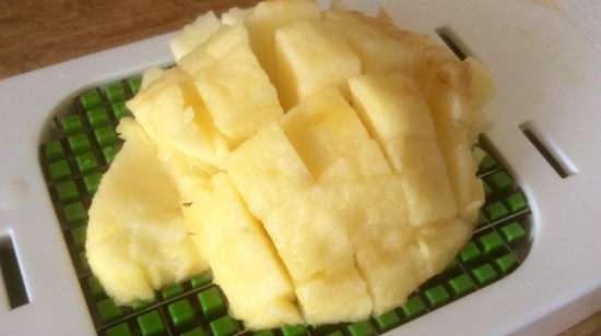 Tarta de manzana con caramelo cremoso