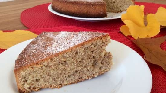 พายถั่วฤดูใบไม้ร่วง (Herbstkuchen mit Nuessen)