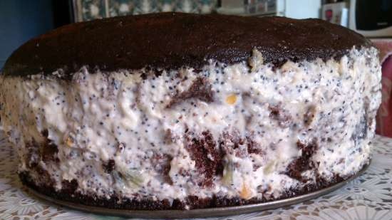 "African chamomile" chocolate cake