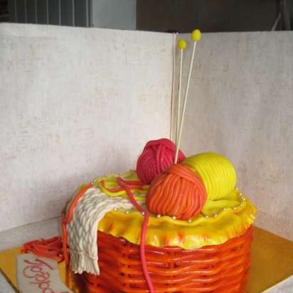 Naaien. Handwerk (cakes)