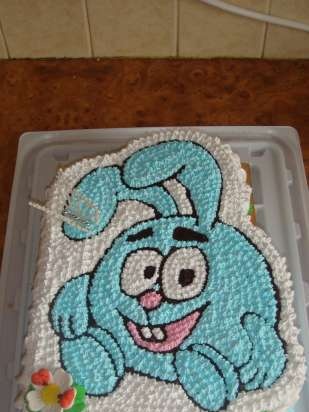 Cakes based on the cartoon Smeshariki