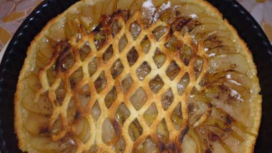 Fruit and berry pie on curd dough (oven or Princess pizza maker)