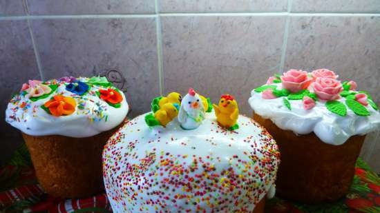 Easter cake para sa tamad (walang batch)