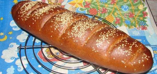 Pane integrale con noci (macchina per il pane)