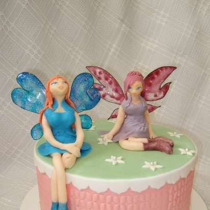 Torte con fate basate sul cartone animato Winx e altri