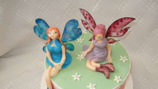 Torte con fate basate sul cartone animato Winx e altri