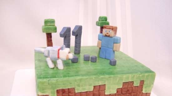 Cakes based on cartoons Transformers, Lego and other superheroes