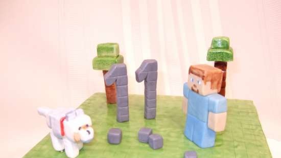 Cakes based on cartoons Transformers, Lego and other superheroes