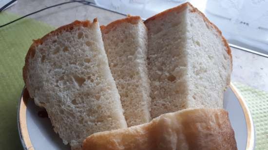 Shop loaf on kefir (bread maker and mini oven Steba KB-23 eco)