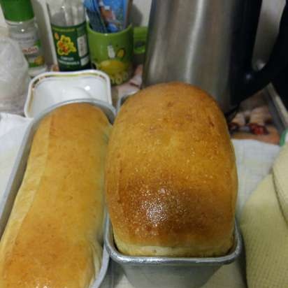 Shop loaf on kefir (bread maker and mini oven Steba KB-23 eco)