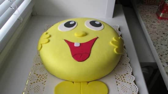 Smilies, zonneschijn (cakes)