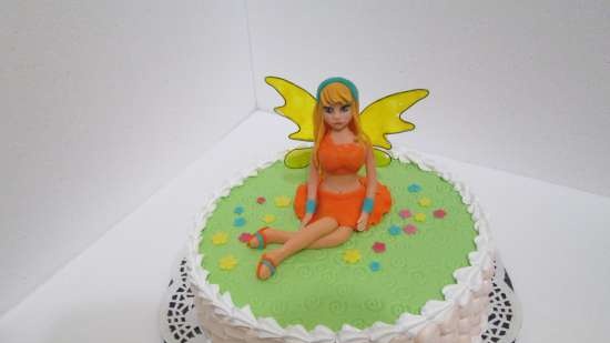 Torta tündérekkel Winx és mások rajzfilm alapján