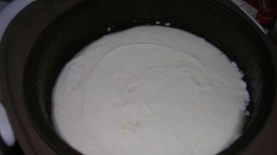 Curd snack (multicooker Redmond RMC-01)