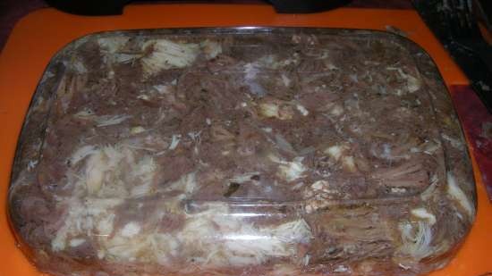 Spezzatino (carne in gelatina) di manzo in una multicucina Steba DD1 ECO