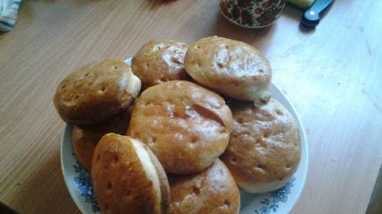 Focaccia con panna acida (ricetta GOST)