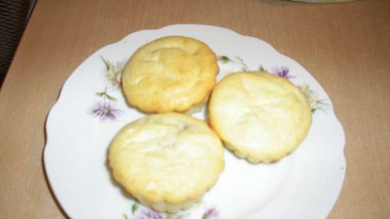 Tartas de queso en el horno