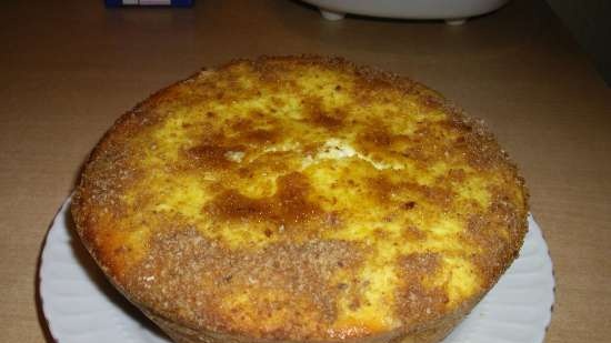 Curd casserole without flour and semolina