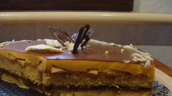 Torta Internet con mele caramellate